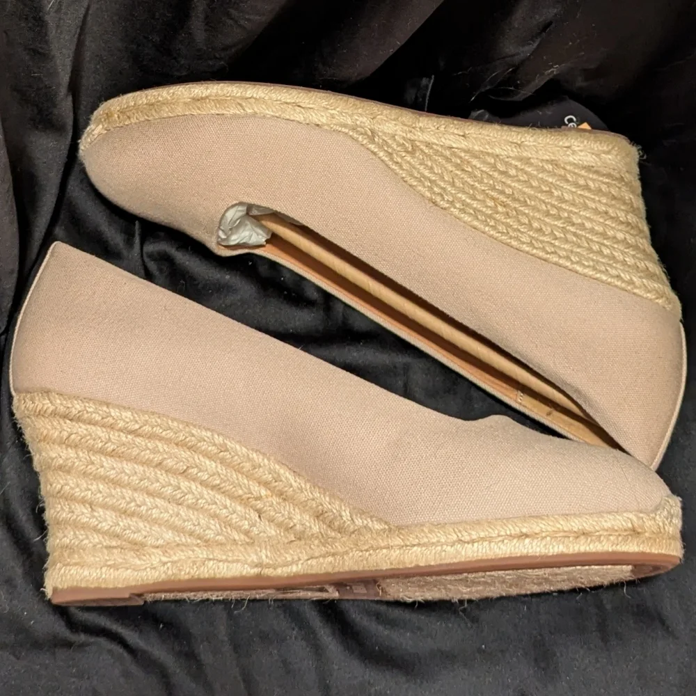 J. Crew Women's Tan Espadrille Wedges